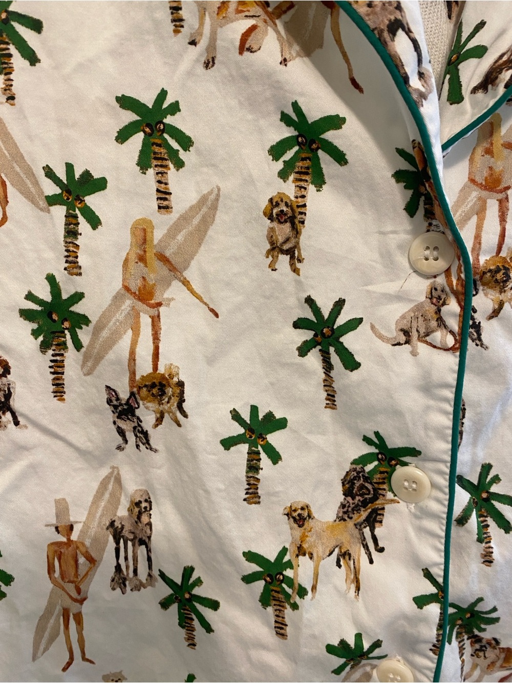 Kpalm TINY Collection — Ocean Beach Women's Pajama - Picture 2 of 9